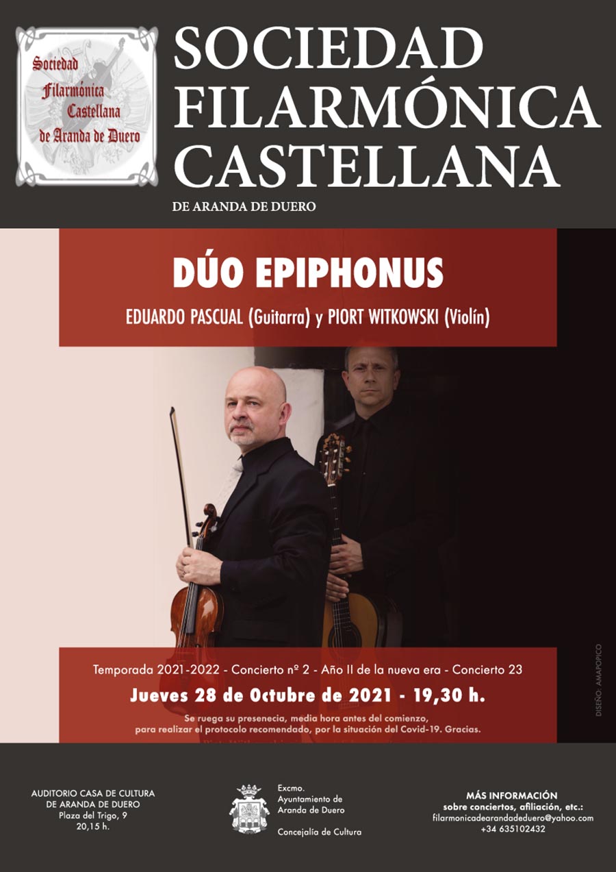 EPIPHONUS DÚO “Música para un Sueño Comunero” Aranda de Duero – Burgos
